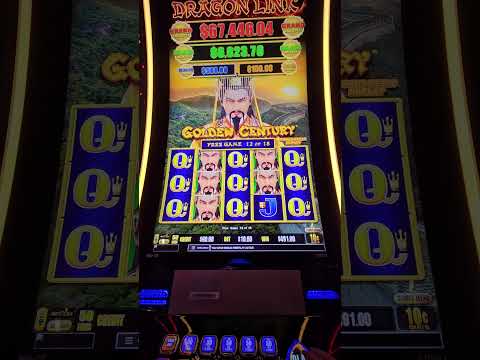 First Spin Win with Retriggers #slot #slotscasinogames #casino #dragonlink